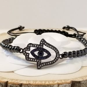 New Hamsa Pave CZ Bracelet